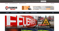 Desktop Screenshot of feuerwehr-news.com